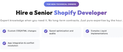 Shopify Developer by the Hour